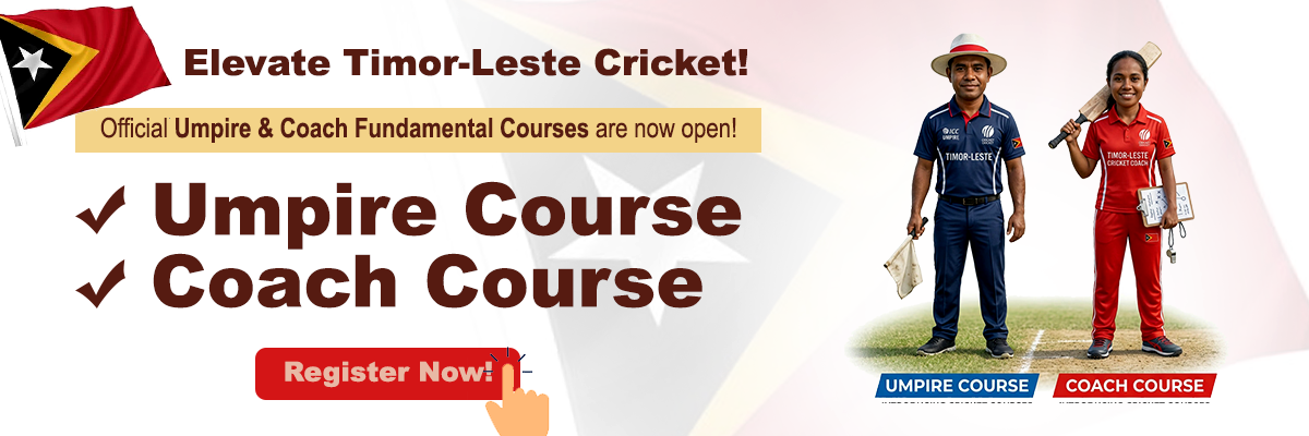 Register for Umpire or Coach Course