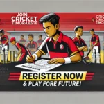 Registration form Cricket is Growing in Timor-Leste