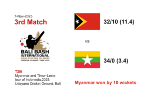 Score 3rd Match 2025-11-7