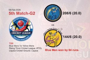 Blue vs Yellow 5th Match G2 RTCL