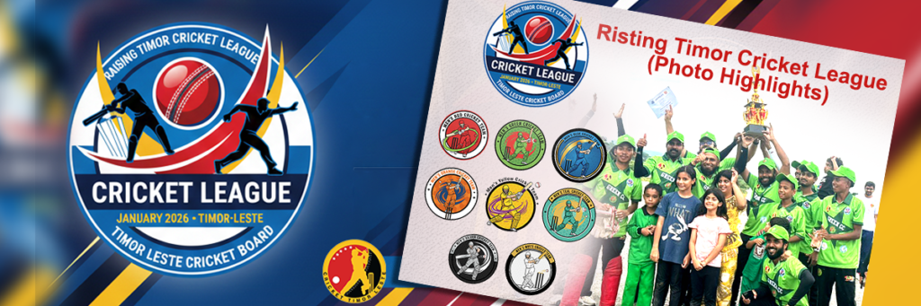 Rising Timor Cricket League 2026 Winning Slider