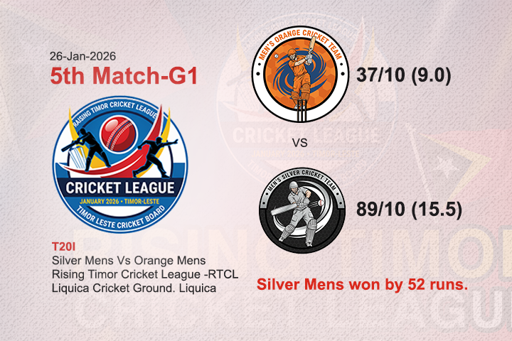 Silver Mens VS Orange Mens (5th Match RTCL-G1)