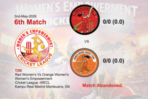 Red Women's Vs Orange Women's (6th Match WECL)