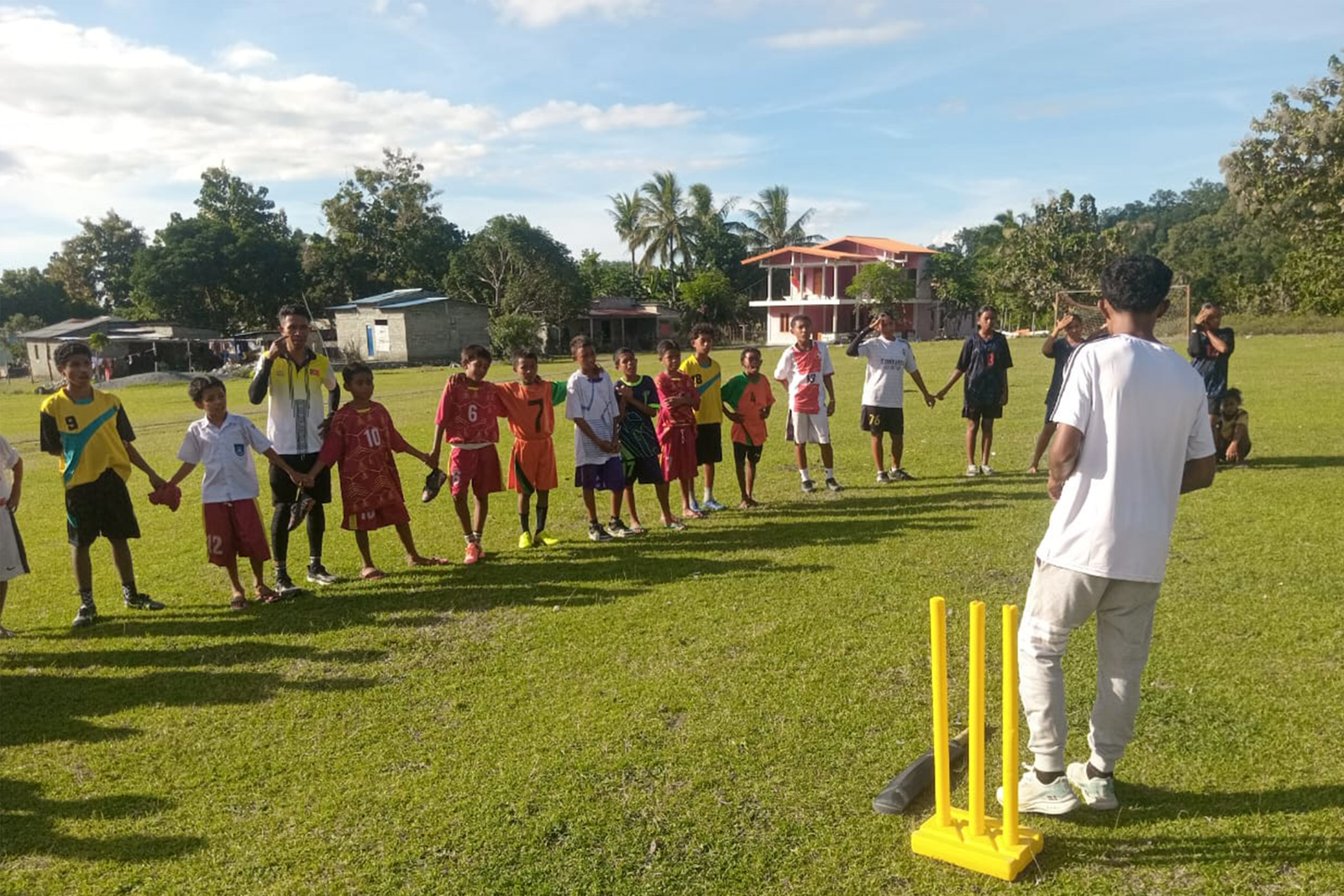 Cricket Training Camp Sparks Sporting Revolution in Cribas: 200 Boys and Girls Take the Field